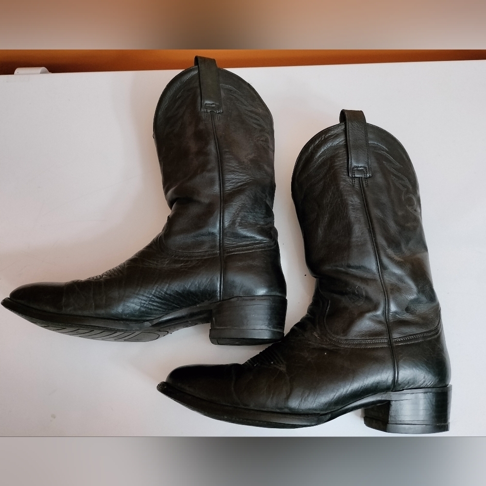 Ariat Men's Sedona Arena Cowboy Boots Black Size 10 - Picture 6 of 6